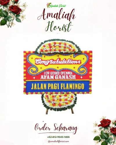 Bunga Papan Congratulation di Harapanbaru